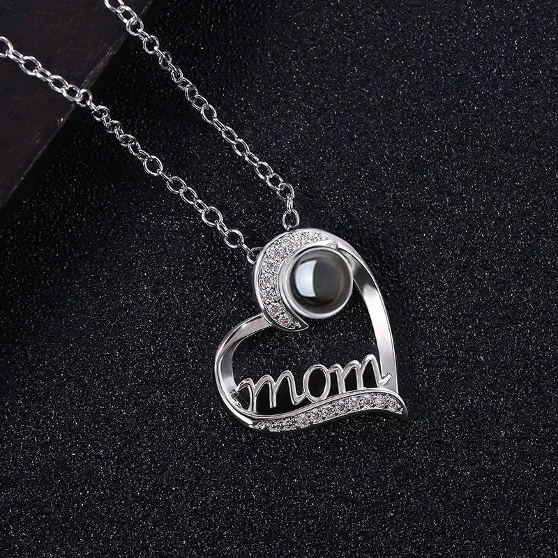 Only mom is good in the world -Projection Necklace