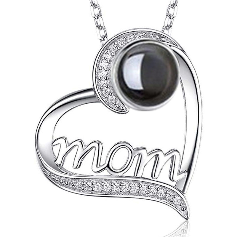 Only mom is good in the world -Projection Necklace